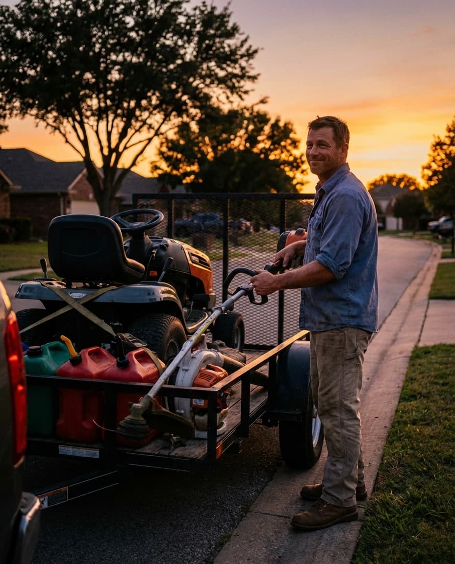 Satisfying end of a productive work day